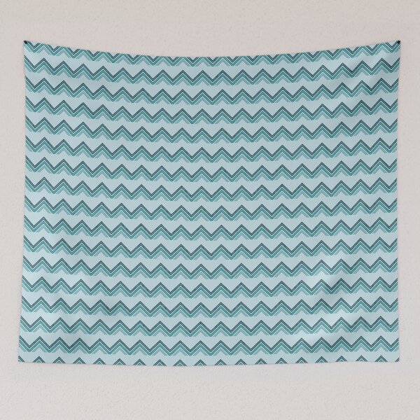 Item preview, Colored corner stripes on blue designed and sold by AlfabetDesign.