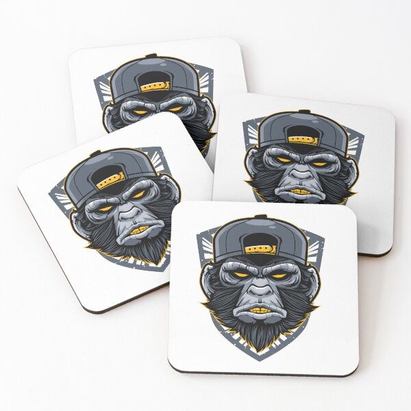 Item preview, gorila gorilla monkey ape animal animals monkey face gorila face golira teeth designed and sold by Tshirtk.