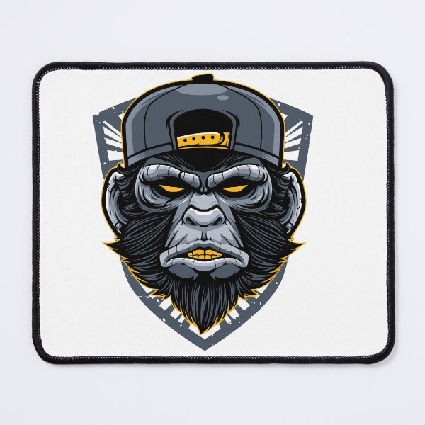 Item preview, gorila gorilla monkey ape animal animals monkey face gorila face golira teeth designed and sold by Tshirtk.