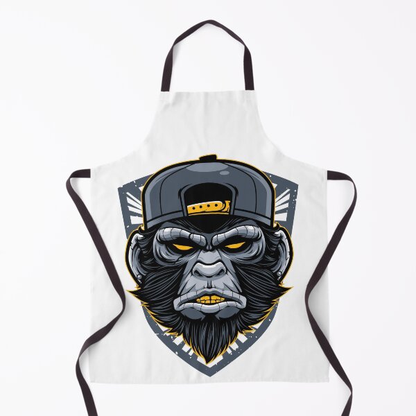 Item preview, gorila gorilla monkey ape animal animals monkey face gorila face golira teeth designed and sold by Tshirtk.
