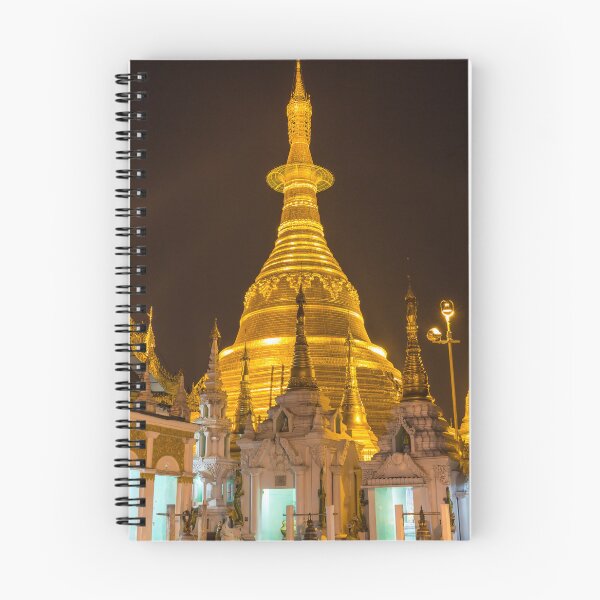Item preview, The Shwedagon Pagoda in Yangon illuminated at night, in Myanmar designed and sold by SnapTPhotograph.