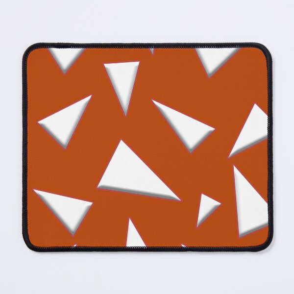 Item preview, Triangle white on burnt orange designed and sold by TerenceLacey.