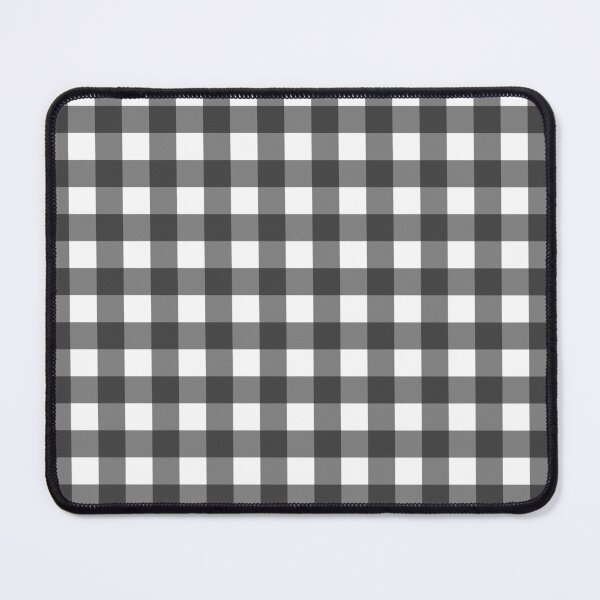 Item preview, Black and White Vichy Print Gingham Pattern designed and sold by Lemon Pepper.