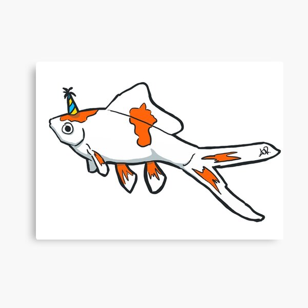 Party Goldfish Canvas Print