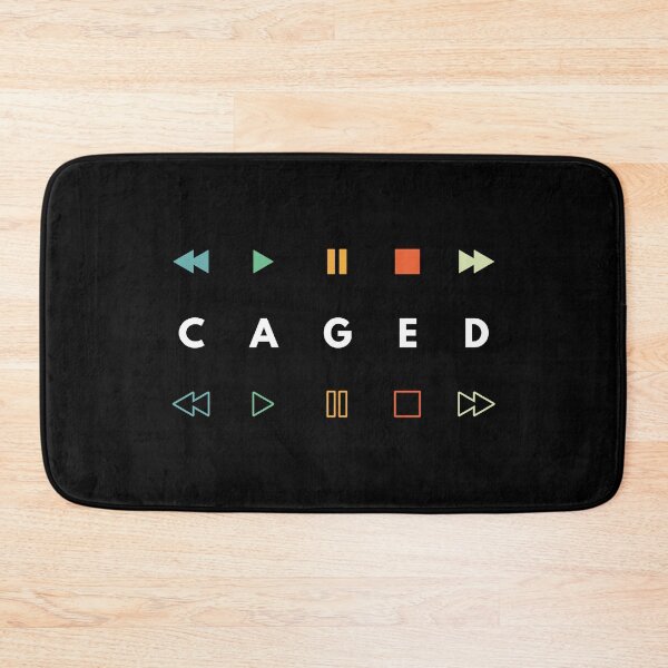 Item preview, CAGED System Music Player Buttons Retro Colors designed and sold by nightsworthy.