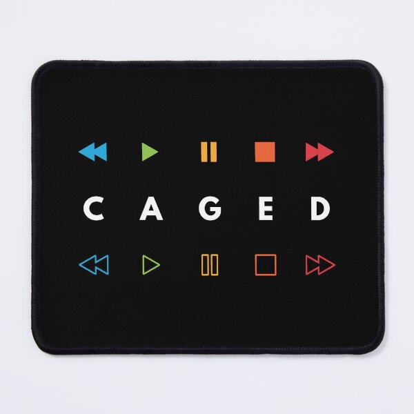 Item preview, CAGED System Music Player Buttons Multi Colors designed and sold by nightsworthy.