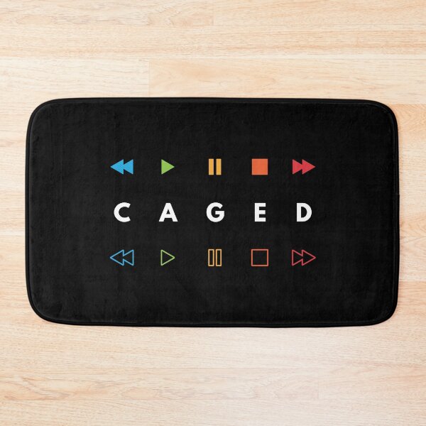 Item preview, CAGED System Music Player Buttons Multi Colors designed and sold by nightsworthy.
