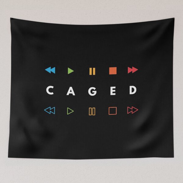 Item preview, CAGED System Music Player Buttons Multi Colors designed and sold by nightsworthy.
