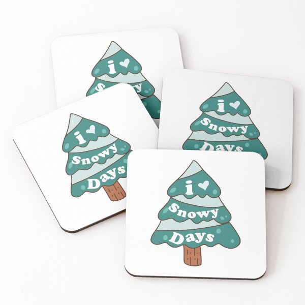 Item preview, I love snowy days tree - winter lovers mood designed and sold by PastaPrint.