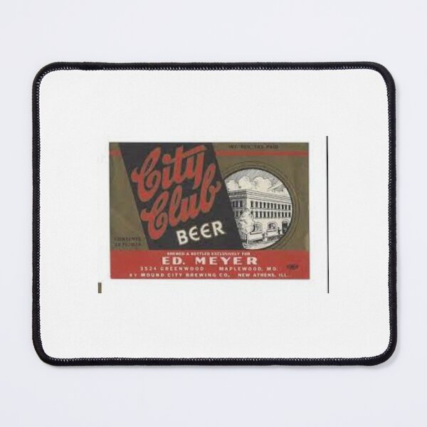 Item preview, City Club Beer, distressed designed and sold by uniquenostalgia.