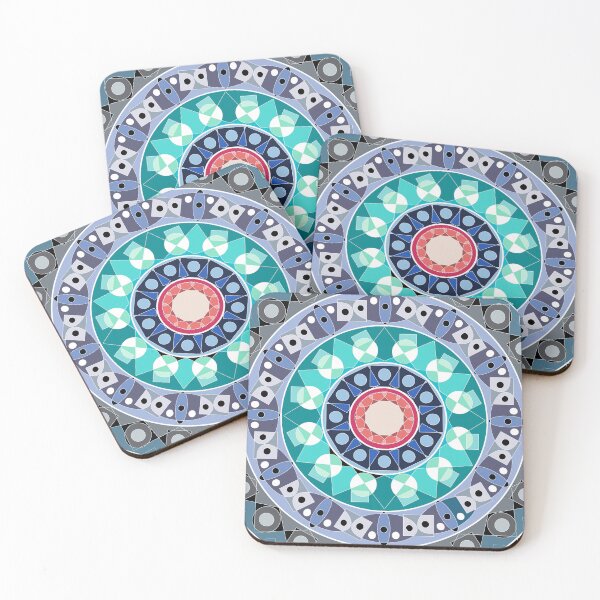 Item preview, Shades of Blue Mosaic designed and sold by Curraleigh Crafts.