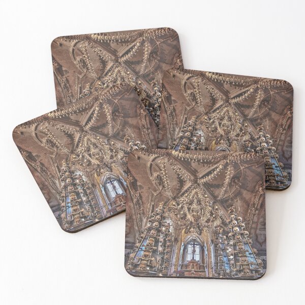 Item preview, Sedlec Ossuary Interior Photo Art, Skull Bone Church designed and sold by Sedlec Ossuary Project.