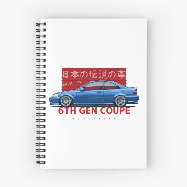 Item preview, Legendary Japanese cars - Civic 6 gen coupe designed and sold by OlegMarkaryan.