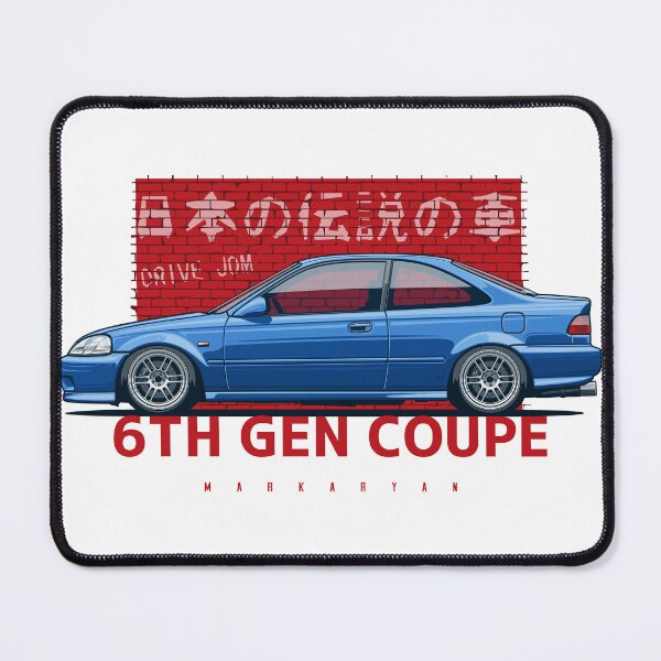 Item preview, Legendary Japanese cars - Civic 6 gen coupe designed and sold by OlegMarkaryan.