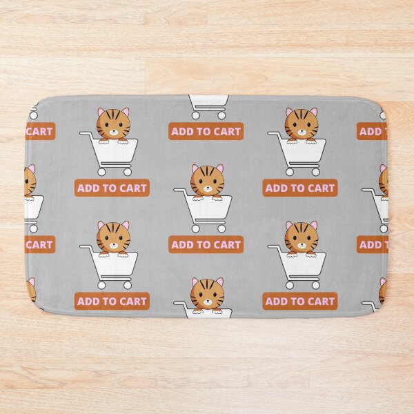 Item preview, Add To Cart (Cat and Cart). designed and sold by JockArts.