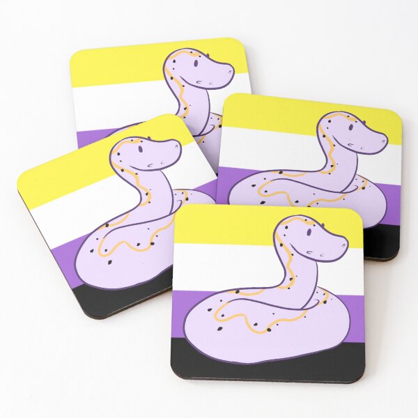 Item preview, nonbinary snake designed and sold by Drawingsnake.