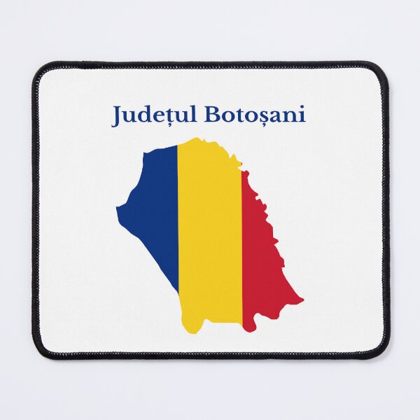 Item preview, Botosani County Map Design, Romania. designed and sold by marosharaf.
