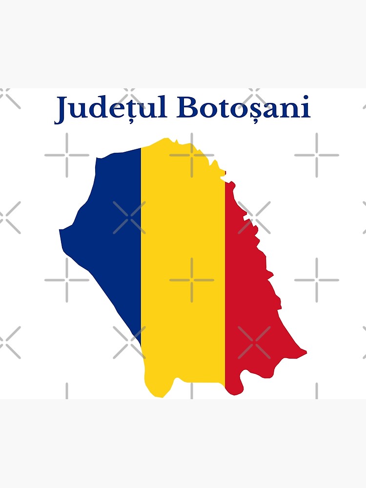 "Botosani County Map Design, Romania." Poster by marosharaf | Redbubble