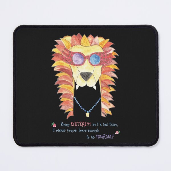 Item preview, watercolor lion head with spectrespecs designed and sold by GagoedkisS.