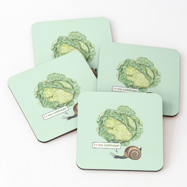 Item preview, I love my cabbage snail. designed and sold by angelisart.