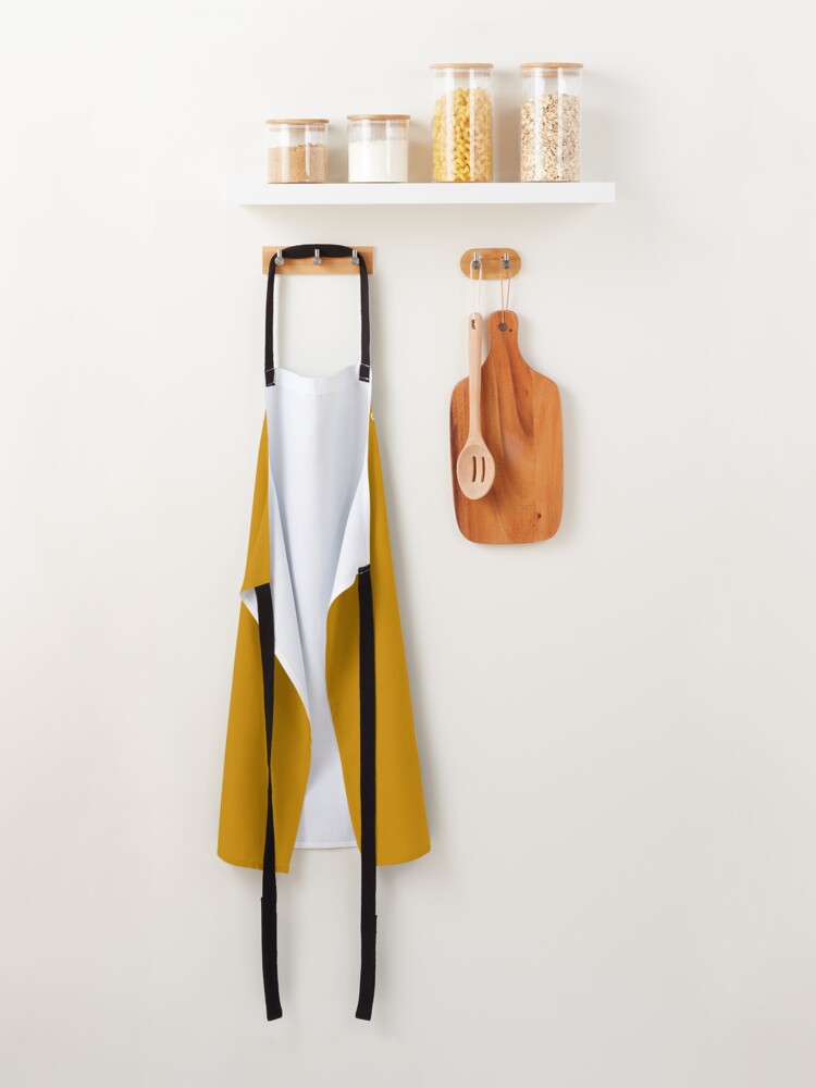 Alternate view of Vintage Pyrex Butterfly Gold White Design Apron