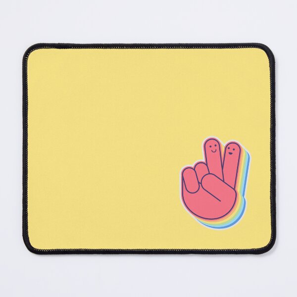Item preview, Rainbow peace hand sign designed and sold by WeiloveD.