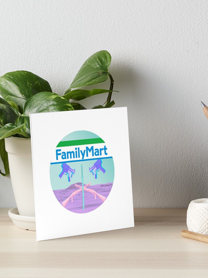 Familymart Art Board Print By Huyclare Redbubble