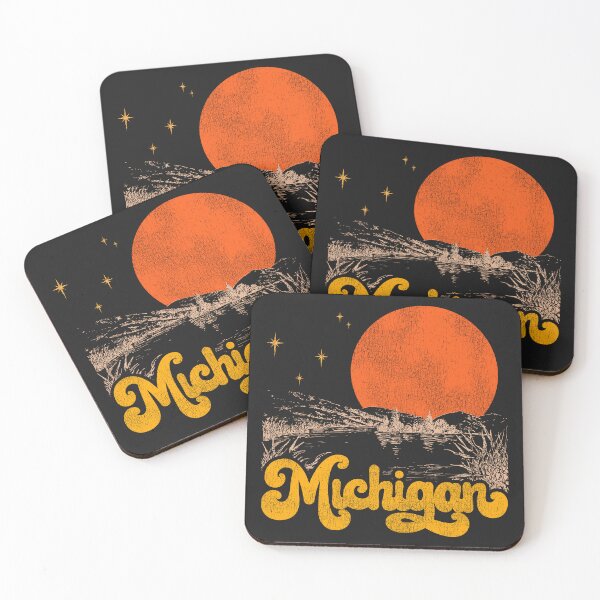 Item preview, Vintage State of Michigan Mid Century Distressed Aesthetic designed and sold by ourkid.