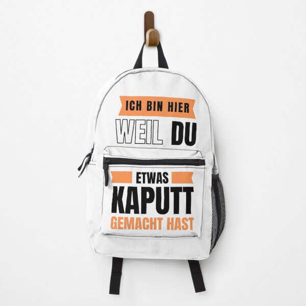 Artikelvorschau, Ich bin hier, weil du etwas kaputt gemacht hast entworfen und verkauft von trendingatees.