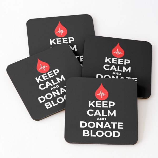 Item preview, Keep calm and donate blood designed and sold by The Agreeable Raven.