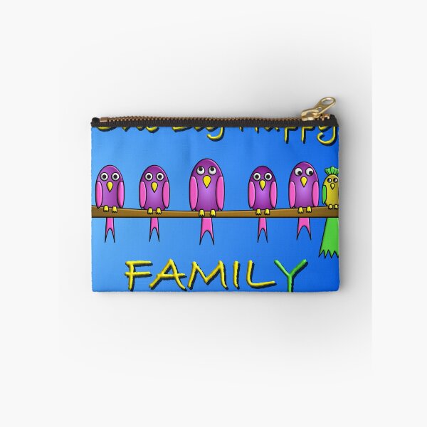 Item preview, CARD: Birds on a Branch - One Big Happy Family designed and sold by Curraleigh Crafts.