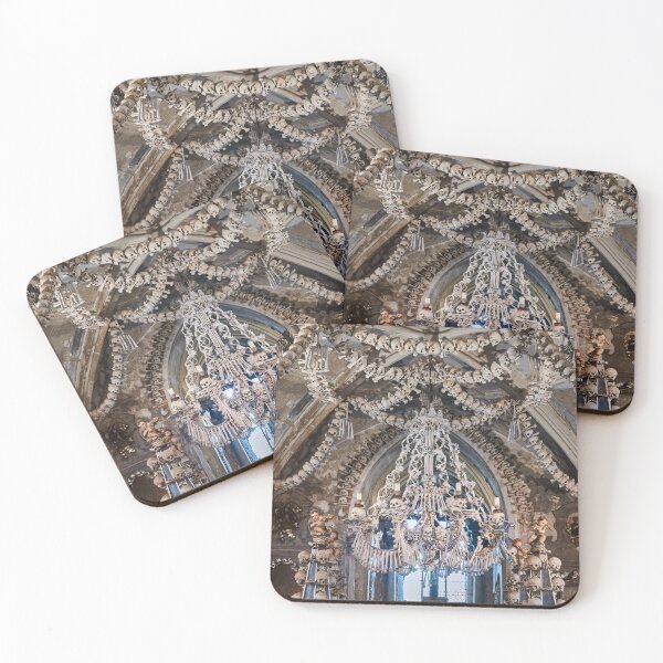 Item preview, Sedlec Ossuary Interior Photo Art, Skull Bone Church designed and sold by Sedlec Ossuary Project.