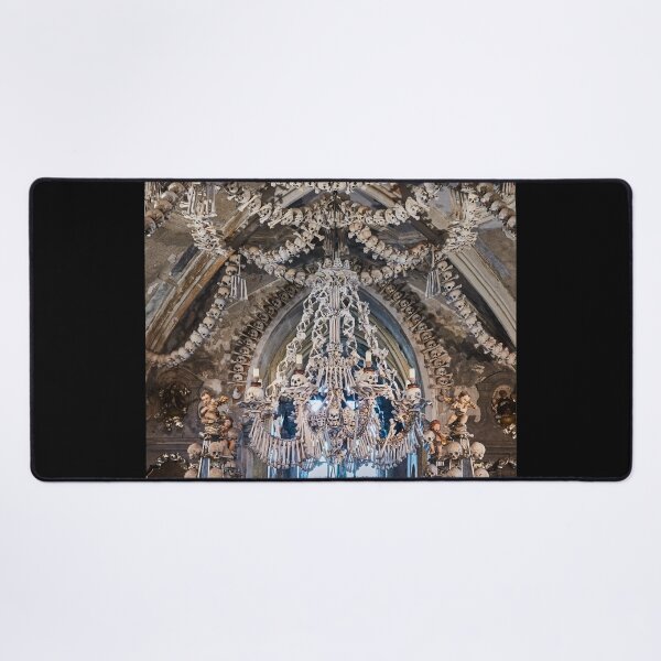 Item preview, Sedlec Ossuary Interior Photo Art, Skull Bone Church designed and sold by Sedlec Ossuary Project.