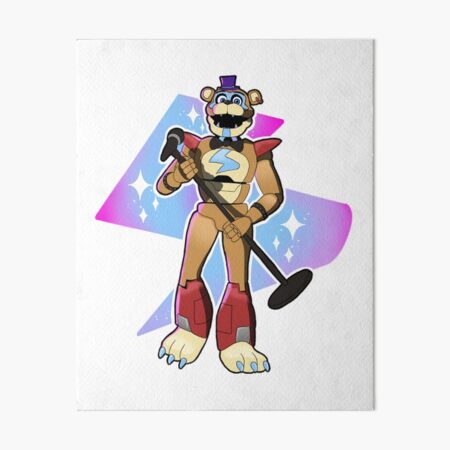 Monty Glamrock Rockstar And Freddy Bear Fnaf Security Breach Art Board  Print for Sale by Stanleyiu12