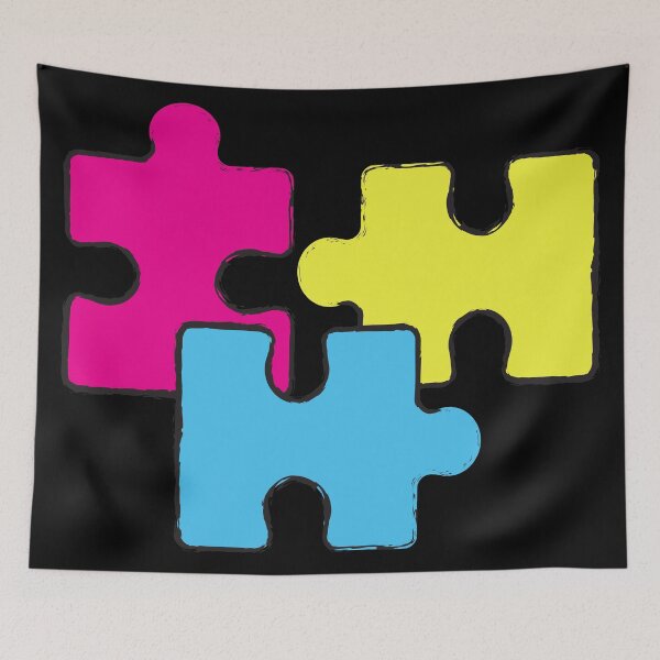 Item preview, Jigsaw puzzle pieces Colored  designed and sold by Rainbows Rock.