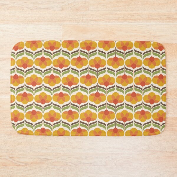 Item preview, Blomma, Vintage 70s Flower Pattern designed and sold by BesanoStyle.