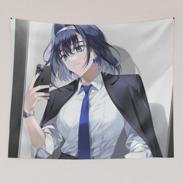 Item preview, Kronii in a business suit || Anime Girl  designed and sold by AszaAri.