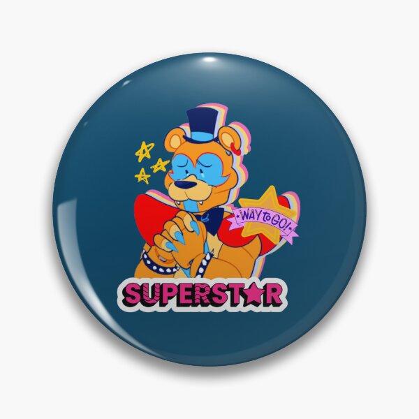 Artikelvorschau, Glamrock Freddy FNAF-Sicherheit entworfen und verkauft von BubblySheepCrea.