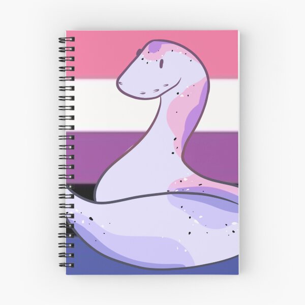 Item preview, genderfluid snake designed and sold by Drawingsnake.