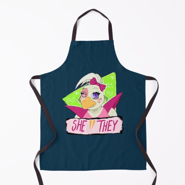 Item preview, GLAMROCK CHICA PRONOUNS (FNAF SB) designed and sold by BubblySheepCrea.