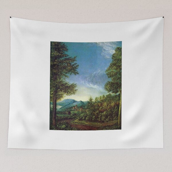 Item preview, Albrecht Altdorfer Danube landscape near Regensburg with Scheuchenberg 1528 designed and sold by Vitage-Art45.