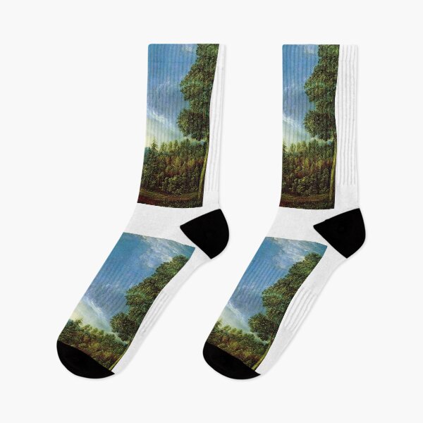 Item preview, Albrecht Altdorfer Danube landscape near Regensburg with Scheuchenberg 1528 designed and sold by Vitage-Art45.