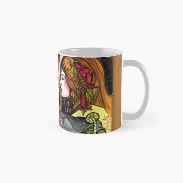 witching hour, witches with toads and pentagram Classic Mug