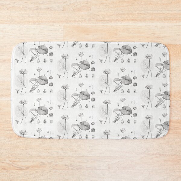 Item preview, Egyptian lotus and White Egyptian lotus - Botanical Illustration designed and sold by chimakingthings.