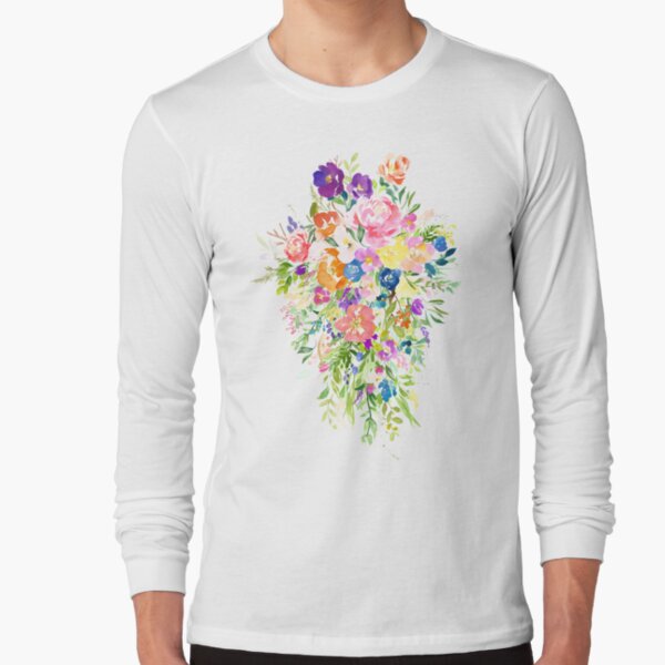 Colorful bunch of flowers - Flower - Long Sleeve T-Shirt