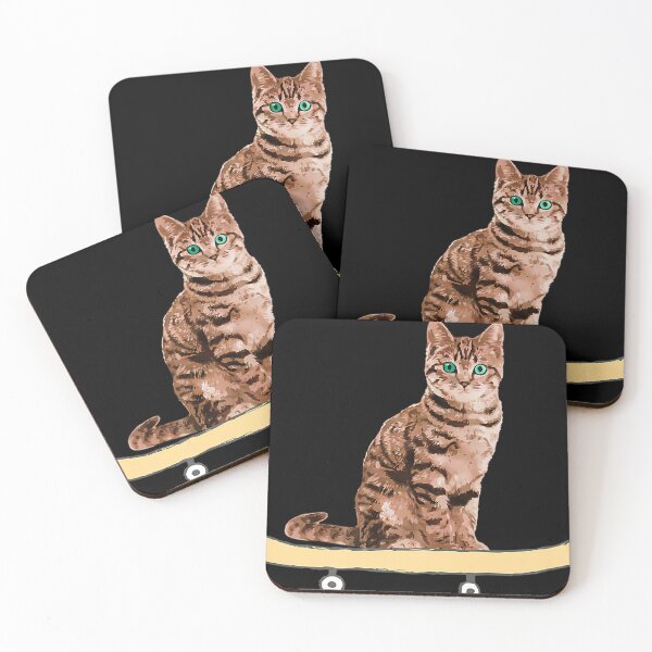 Item preview, Funny Skateboarding Cat Lover T  designed and sold by cecelleuseger.