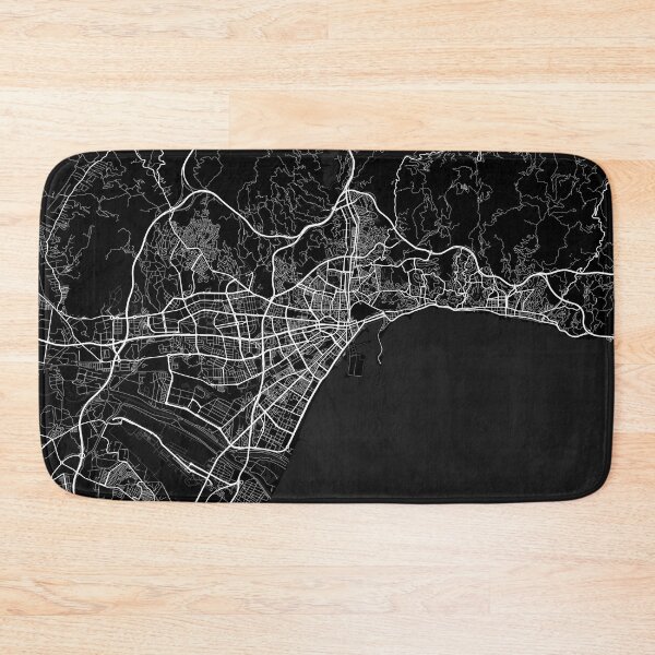 Item preview, Malaga City Map of Andalusia, Spain - Full Moon designed and sold by deMAP.