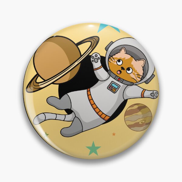 Item preview, Astronaut Cat Floating Space Walk designed and sold by AfropunkDesigns.