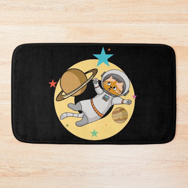 Item preview, Astronaut Cat Floating Space Walk designed and sold by AfropunkDesigns.