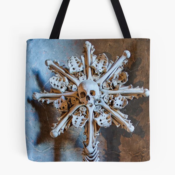 Item preview, Sedlec Ossuary Monstrance Photo Art, Skull Bone Church designed and sold by Sedlec Ossuary Project.